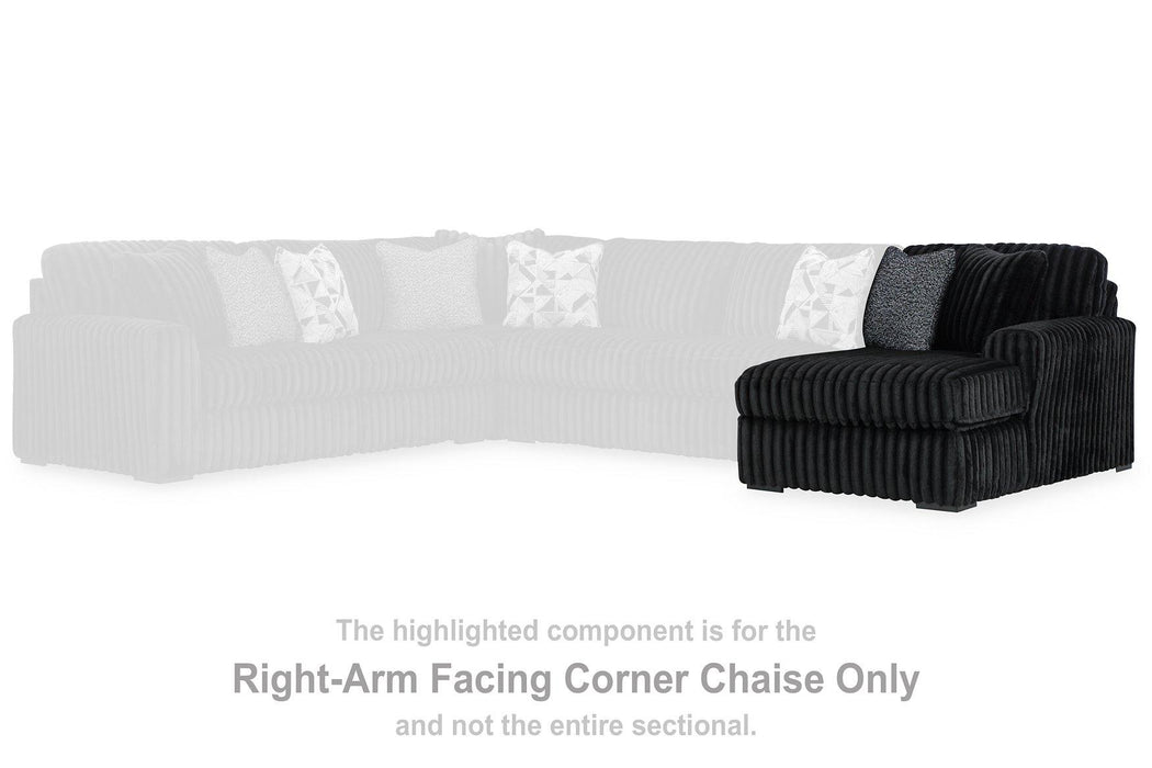 Midnight-Madness Sectional Sofa with Chaise - Furniture Max (Falls Church,VA) *