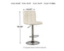 Bellatier Adjustable Height Bar Stool - Furniture Max (Falls Church,VA) *