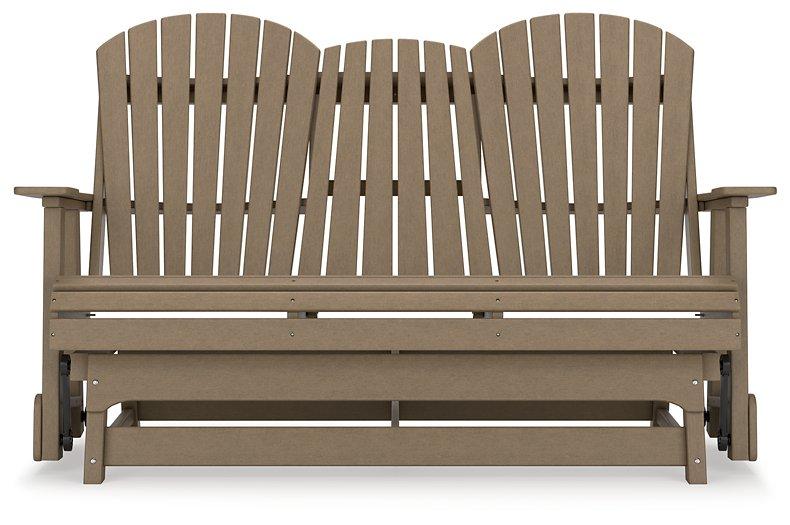 Hyland wave Outdoor Glider Loveseat - Furniture Max (Falls Church,VA) *
