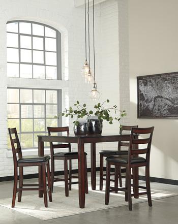 Coviar Counter Height Dining Table and Bar Stools (Set of 5) - Furniture Max (Falls Church,VA) *