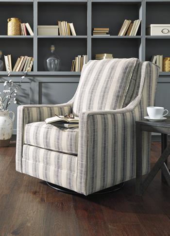 Kambria Swivel Glider Accent Chair - Furniture Max (Falls Church,VA) *