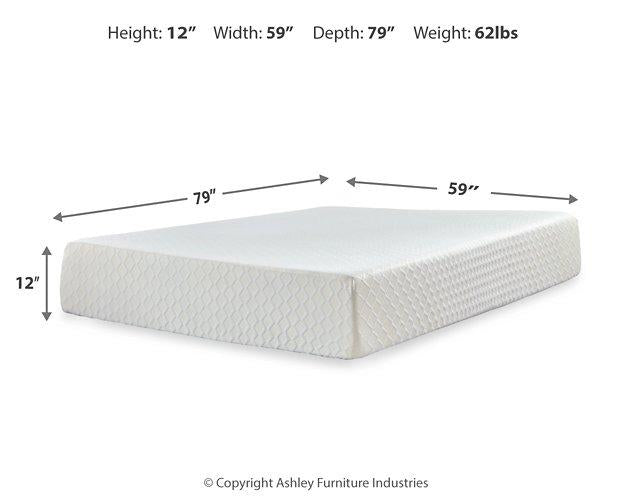 Chime 12 Inch Memory Foam Mattress in a Box - Furniture Max (Falls Church,VA) *