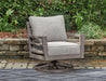 Hillside Barn Outdoor Swivel Lounge with Cushion - Furniture Max (Falls Church,VA) *