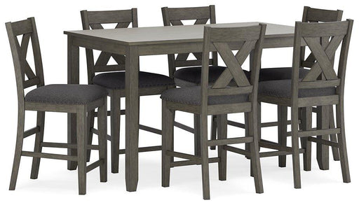 Caitbrook Counter Height Dining Table and Bar Stools (Set of 7) - Furniture Max (Falls Church,VA) *