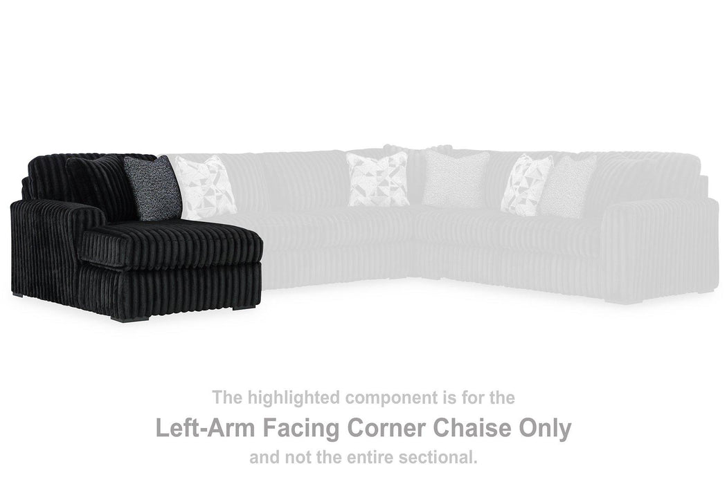 Midnight-Madness Sectional Sofa with Chaise - Furniture Max (Falls Church,VA) *