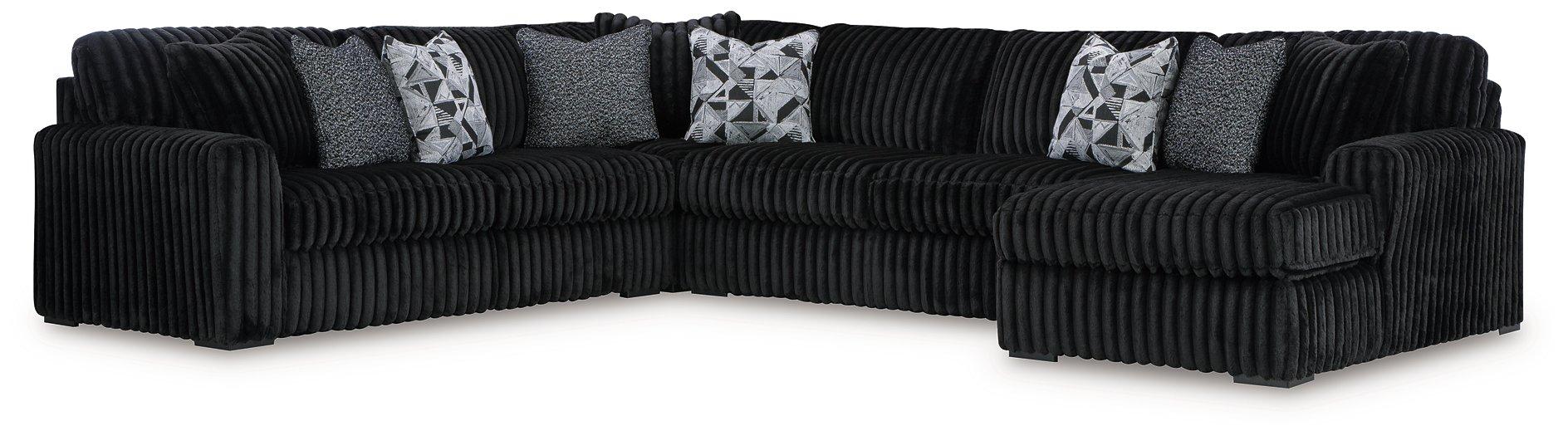 Midnight-Madness Sectional with Chaise - Furniture Max (Falls Church,VA) *