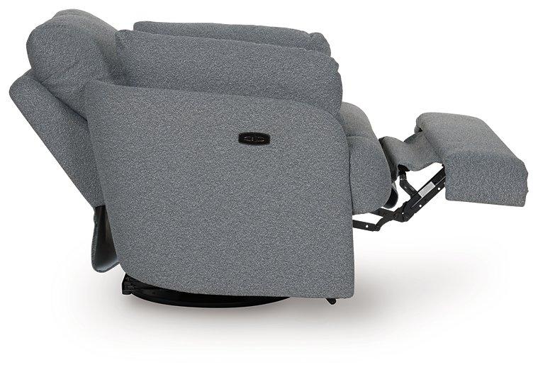 Alainmont Next-Gen Nuvella Swivel Power Recliner - Furniture Max (Falls Church,VA) *