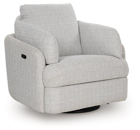 Alainmont Next-Gen Nuvella Swivel Power Recliner - Furniture Max (Falls Church,VA) *