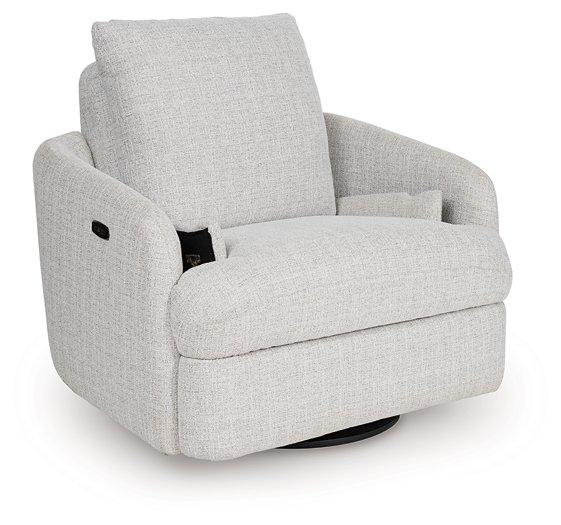 Alainmont Next-Gen Nuvella Swivel Power Recliner - Furniture Max (Falls Church,VA) *