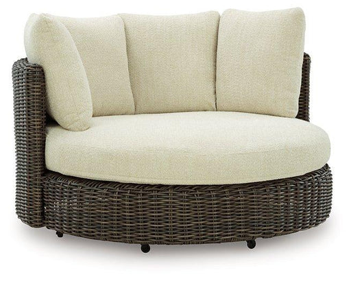 Kimora Outdoor Swivel Lounge Chair with Cushion - Furniture Max (Falls Church,VA) *