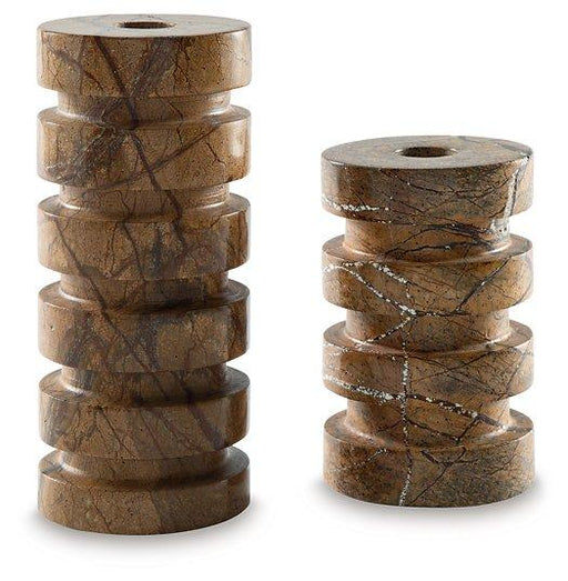 Emsleyfield Candle Holder Set (Set of 2) - Furniture Max (Falls Church,VA) *