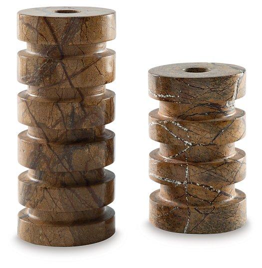 Emsleyfield Candle Holder Set (Set of 2) - Furniture Max (Falls Church,VA) *