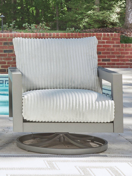 Hurley Park Outdoor Swivel Chair with Cushion - Furniture Max (Falls Church,VA) *