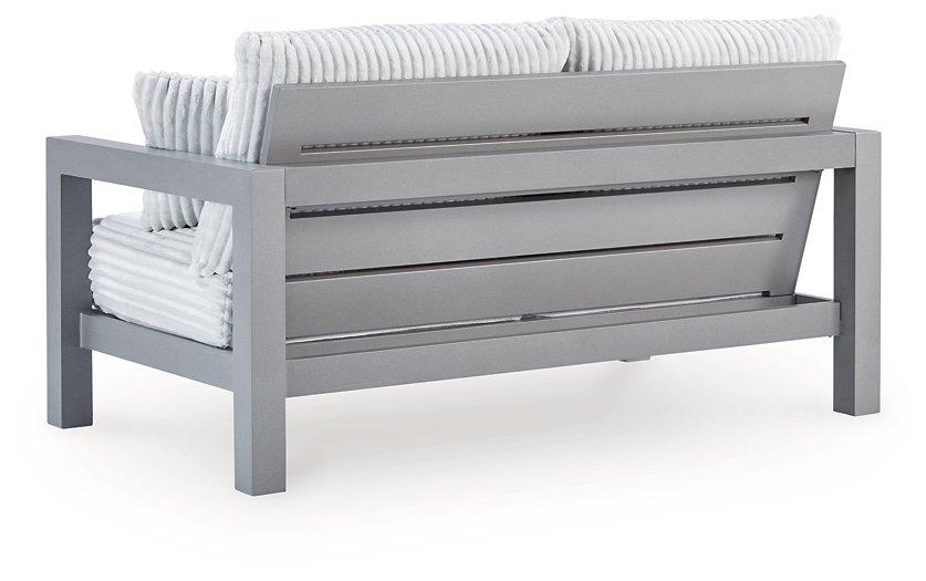 Hurley Park Outdoor Loveseat with Cushion - Furniture Max (Falls Church,VA) *