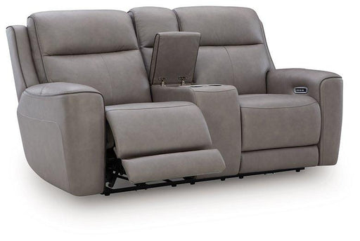5Z-Comfort Power Reclining Loveseat with Console - Furniture Max (Falls Church,VA) *