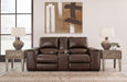 Alessandro Power Reclining Loveseat with Console - Furniture Max (Falls Church,VA) *