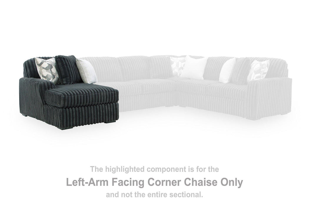 Midnight-Madness Sectional Sofa with Chaise - Furniture Max (Falls Church,VA) *
