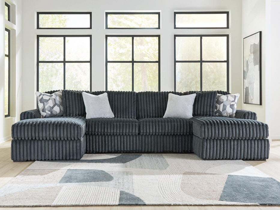 Midnight-Madness Sectional with Chaise - Furniture Max (Falls Church,VA) *