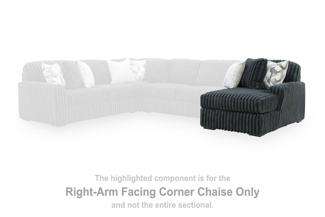 Midnight-Madness Sectional with Chaise - Furniture Max (Falls Church,VA) *