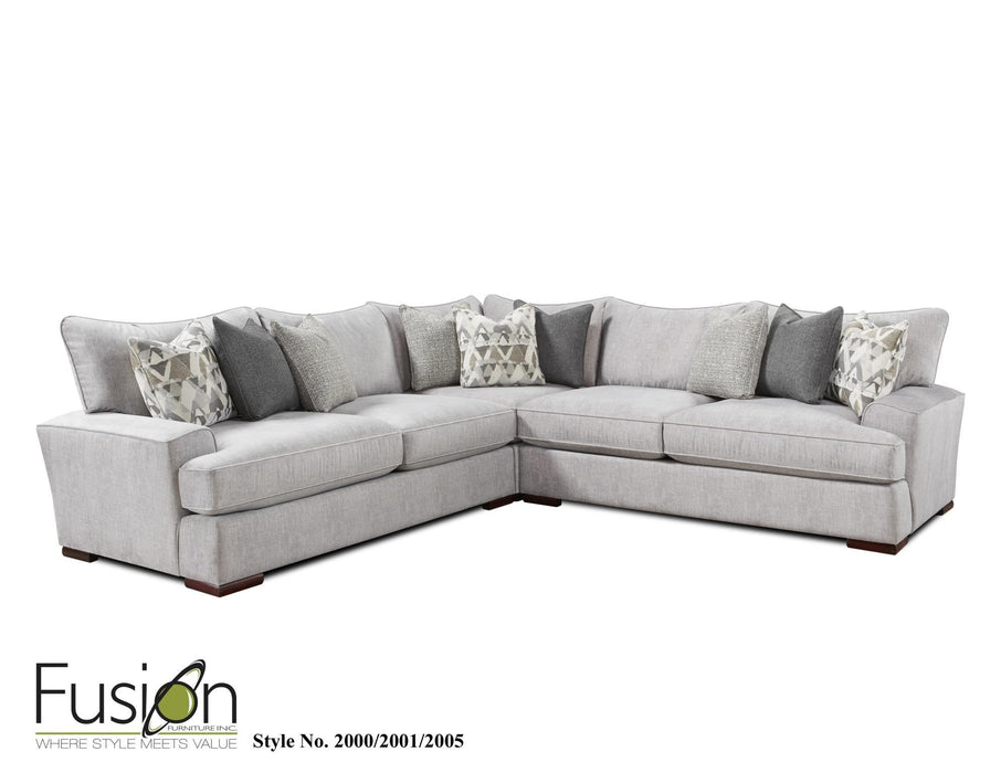 2001 ALTON SILVER SECTIONAL - Furniture Max (Falls Church,VA) *