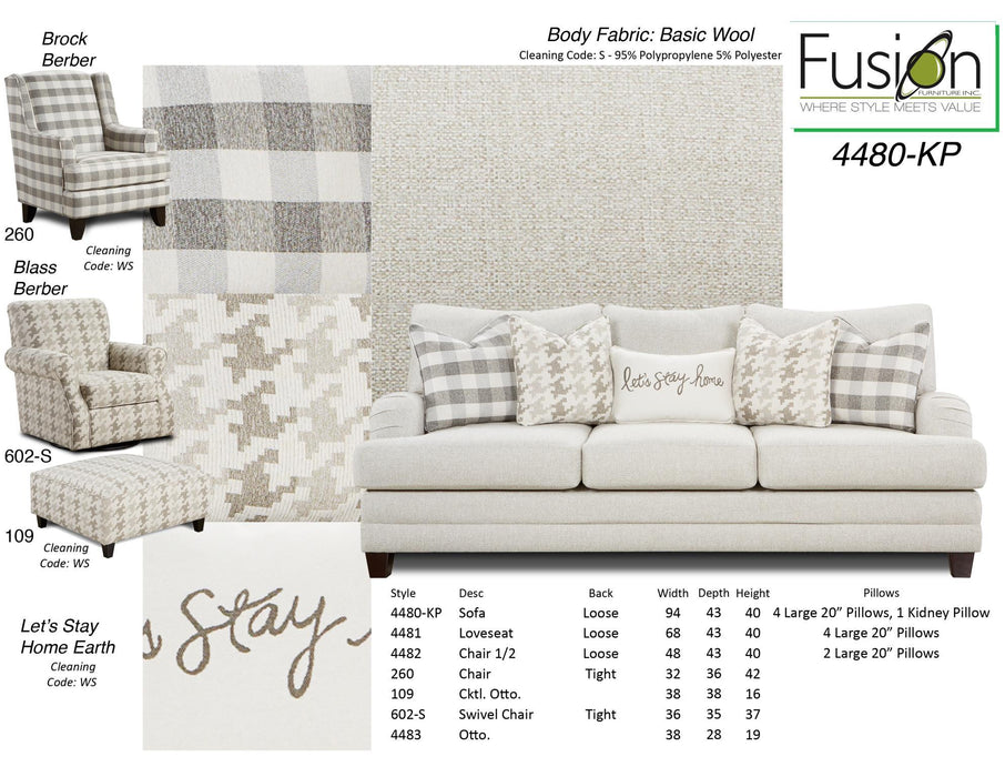 260 BROCK BERBER ACCENT CHAIR - Furniture Max (Falls Church,VA) *