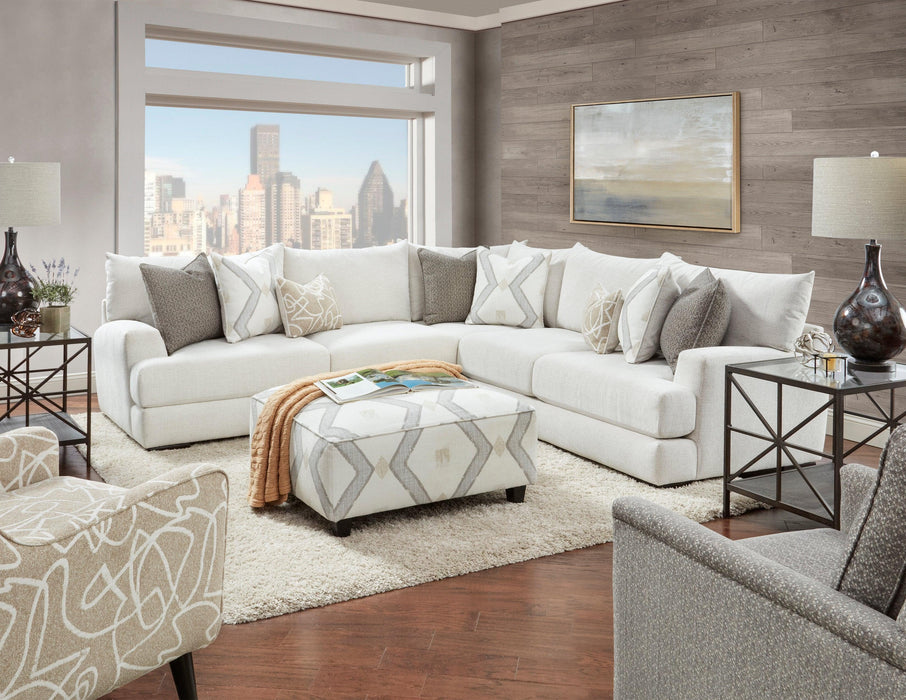 109 PONDEROSA PARCHMENT  COCKTAIL OTTOMAN - Furniture Max (Falls Church,VA) *