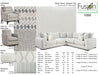 140 NECTAR ASH  COCKTAIL OTTOMAN - Furniture Max (Falls Church,VA) *