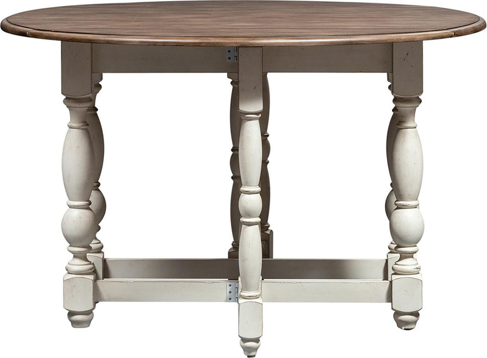 Liberty Abbey Road Gateleg Drop Leaf Sofa Table in Porcelain White - Furniture Max (Falls Church,VA) *
