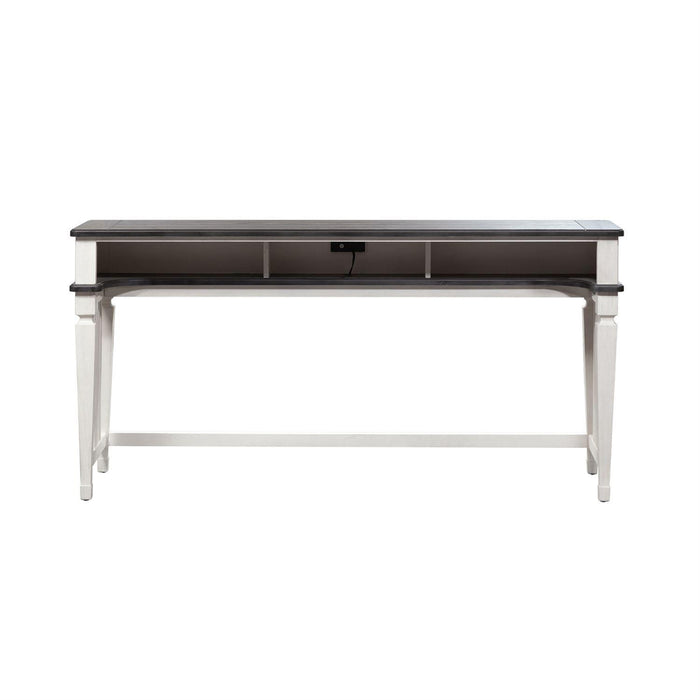 Liberty Allyson Park Console Bar Table in Wirebrushed White - Furniture Max (Falls Church,VA) *