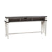 Liberty Allyson Park Console Bar Table in Wirebrushed White - Furniture Max (Falls Church,VA) *