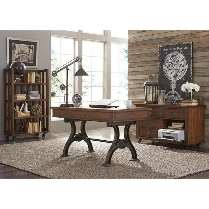 Liberty Arlington House Lift Top Writing Desk in Cobblestone Brown - Furniture Max (Falls Church,VA) *