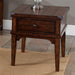 Liberty Aspen Skies End Table in Russet Brown - Furniture Max (Falls Church,VA) *