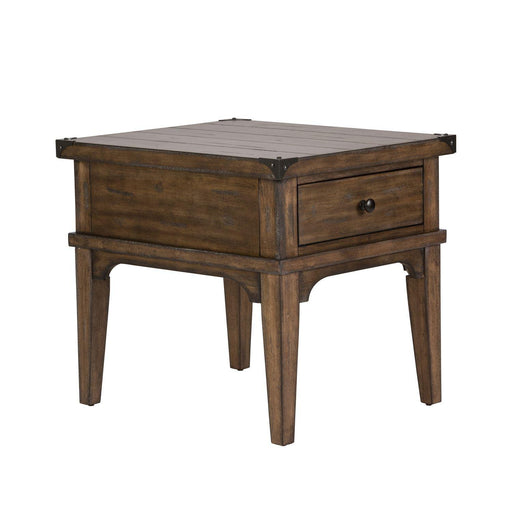 Liberty Aspen Skies End Table in Weathered Brown - Furniture Max (Falls Church,VA) *