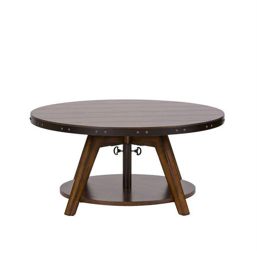 Liberty Aspen Skies Motion Cocktail Table in Russet Brown - Furniture Max (Falls Church,VA) *
