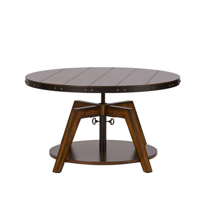 Liberty Aspen Skies Motion Cocktail Table in Russet Brown - Furniture Max (Falls Church,VA) *