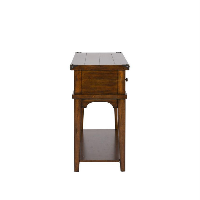 Liberty Aspen Skies Sofa Table in Russet Brown - Furniture Max (Falls Church,VA) *