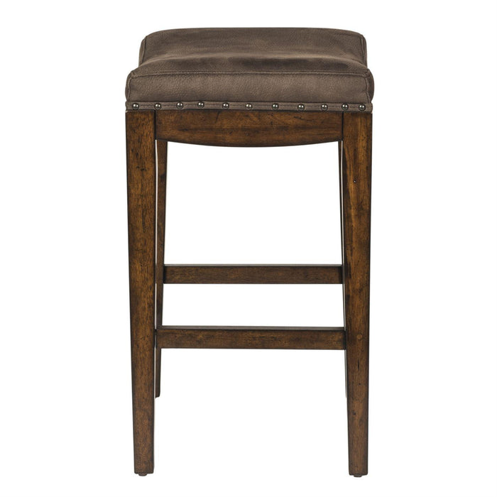 Liberty Aspen Skies Uph Barstool in Russet Brown - Furniture Max (Falls Church,VA) *