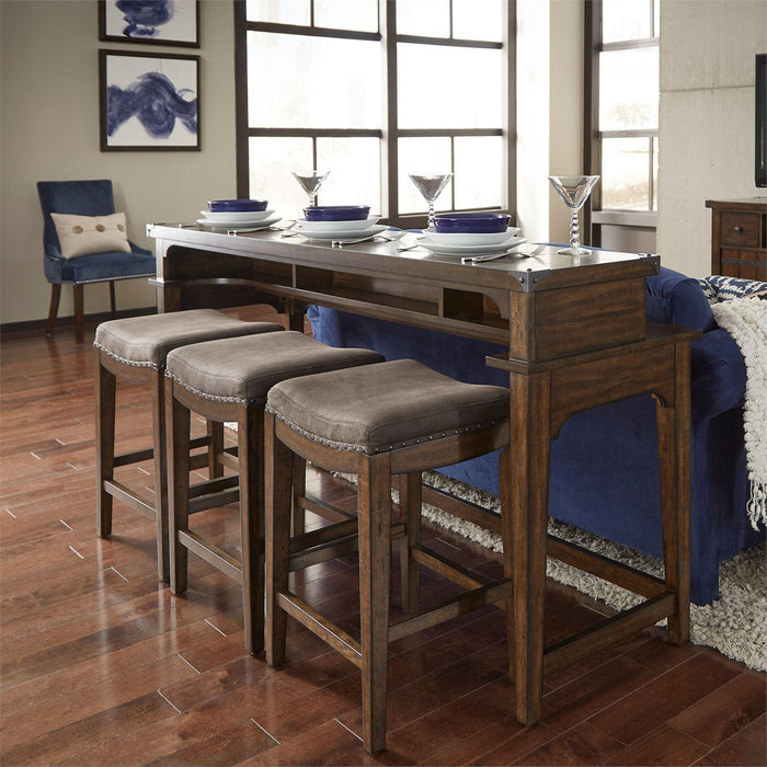 Liberty Aspen Skies Uph Barstool in Russet Brown - Furniture Max (Falls Church,VA) *
