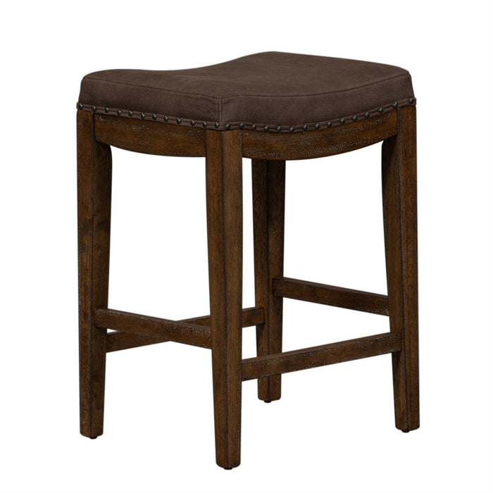 Liberty Aspen Skies Uph Barstool in Weathered Brown - Furniture Max (Falls Church,VA) *