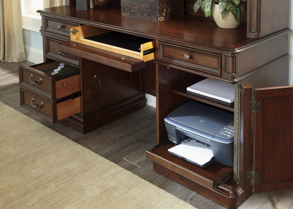 Liberty Brayton Manor Jr Executive Credenza in Cognac - Furniture Max (Falls Church,VA) *