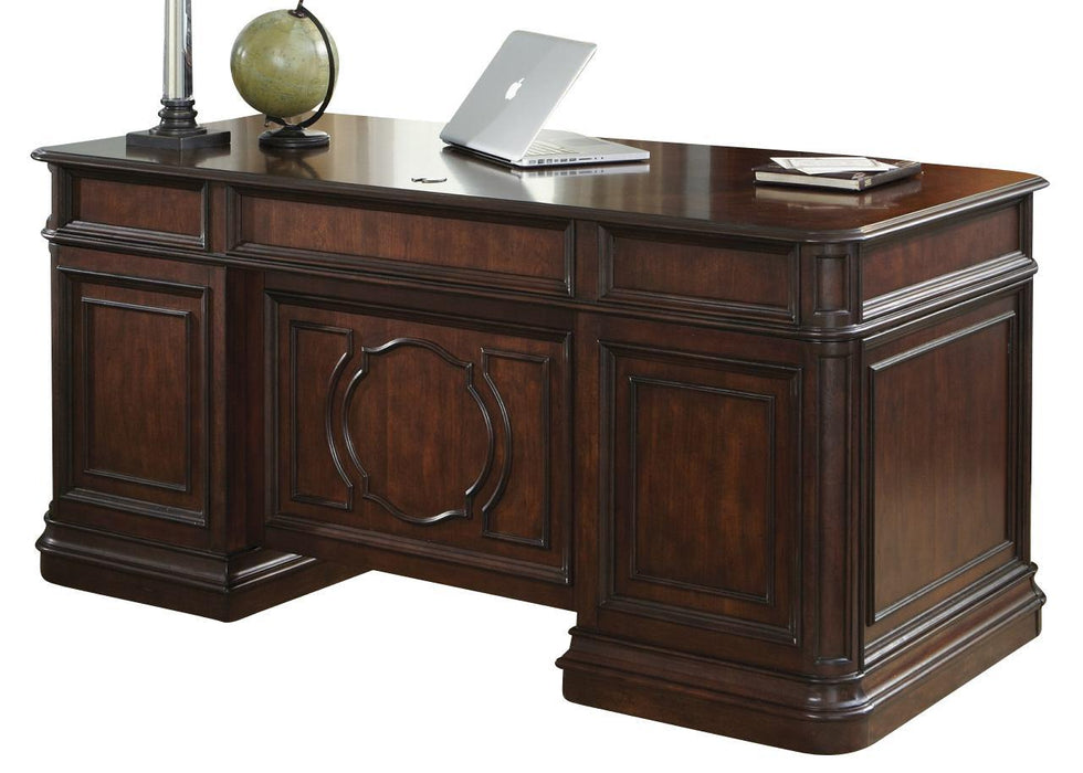 Liberty Brayton Manor Jr Executive Desk in Cognac - Furniture Max (Falls Church,VA) *