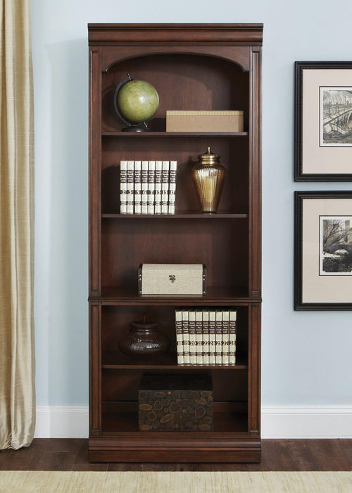 Liberty Brayton Manor Jr Executive Open Bookcase in Cognac - Furniture Max (Falls Church,VA) *