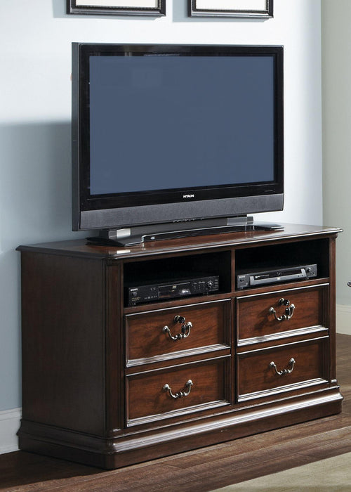 Liberty Brayton Manor Jr Executive Media Lateral File in Cognac - Furniture Max (Falls Church,VA) *