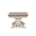 Liberty Farmhouse Reimagined Rectangular Cocktail Table in Antique White - Furniture Max (Falls Church,VA) *