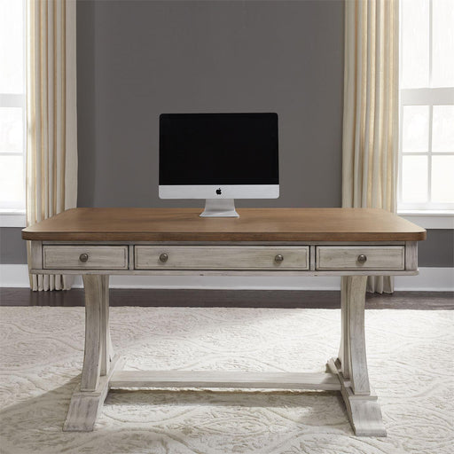 Liberty Farmhouse Reimagined Writing Desk in Antique White - Furniture Max (Falls Church,VA) *