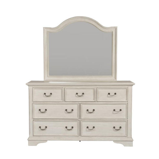 Liberty Furniture Bayside Arched Mirror in Antique White - Furniture Max (Falls Church,VA) *