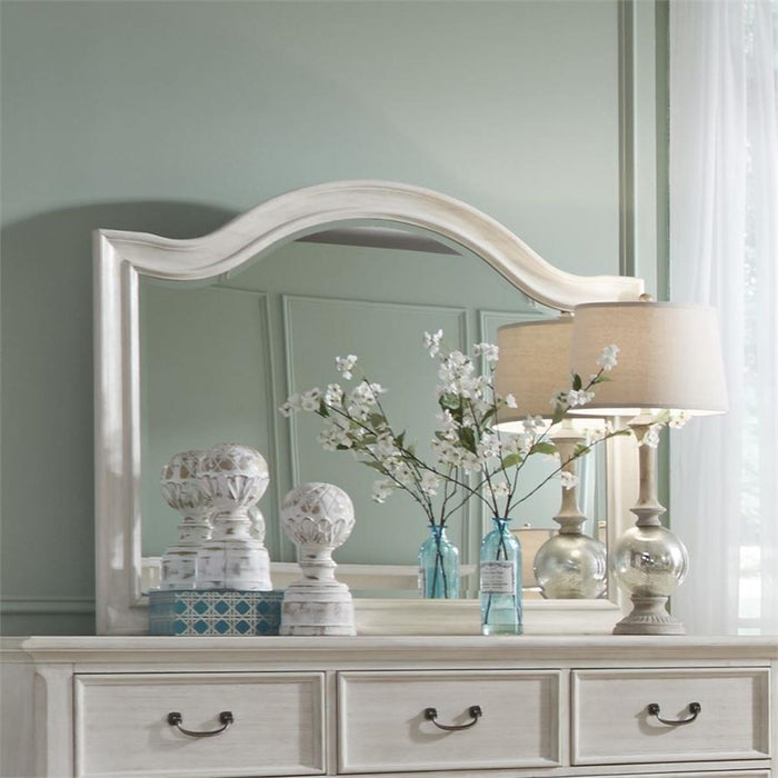Liberty Furniture Bayside Arched Mirror in Antique White - Furniture Max (Falls Church,VA) *