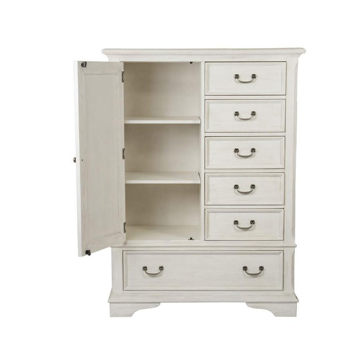 Liberty Funiture Bayside Gentleman's Chest  in Antique White - Furniture Max (Falls Church,VA) *