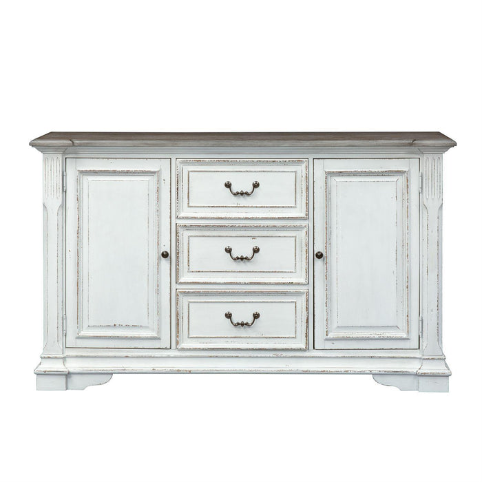 Liberty Furniture Abbey Park Buffet in Antique White - Furniture Max (Falls Church,VA) *