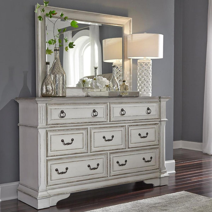 Liberty Furniture Abbey Park Drawer Dresser in Antique White - Furniture Max (Falls Church,VA) *